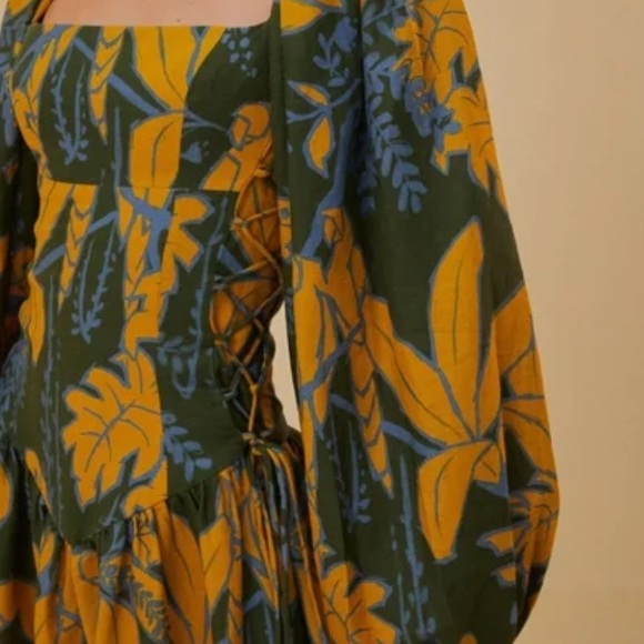 FARM RIO “Green foliage” mini dress - Picture 5 of 9